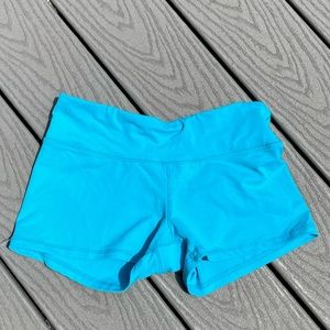 Teal shorts